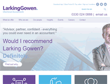 Tablet Screenshot of larking-gowen.co.uk